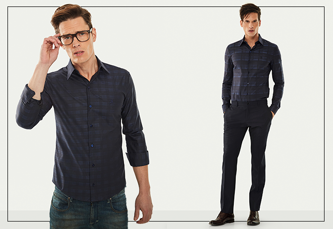 Camisa xadrez em duas propostas: despojada com jeans e elegante com calça de alfaiataria e sapato social